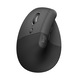 Logitech Lift balkezes függőleges ergonómikus vezeték nélküli egér, Grafitszürke