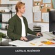 Logitech Lift balkezes függőleges ergonómikus vezeték nélküli egér, Grafitszürke