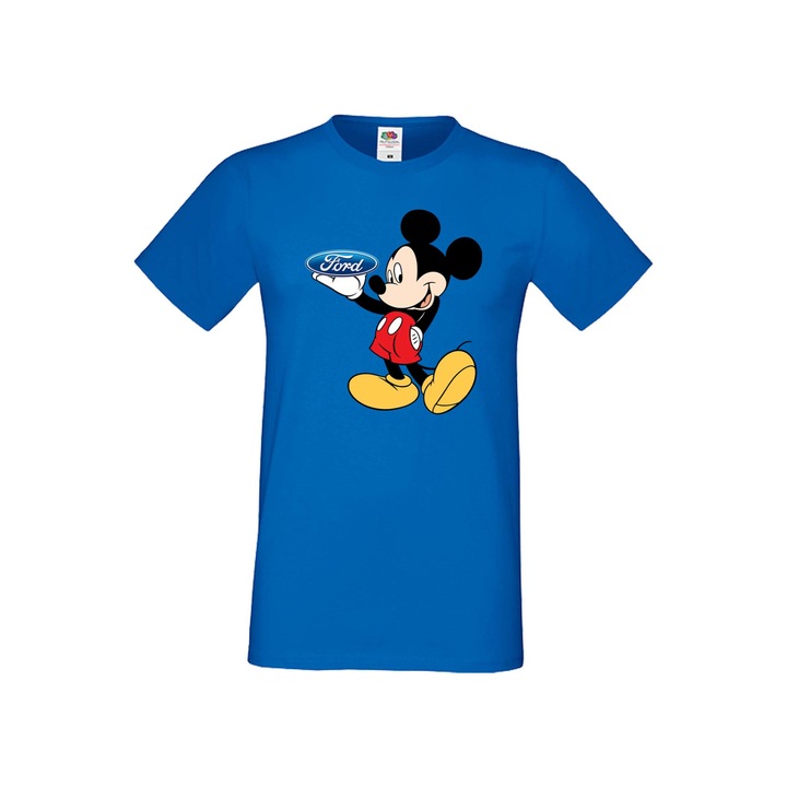 Tricou barbati Mickey Mouse Mickey Mouse Disney Tralala Bumbac Albastru, XL