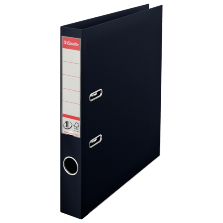 Biblioraft Esselte No.1 Power VIVIDA, PP/PP, A4, 50 mm, negru