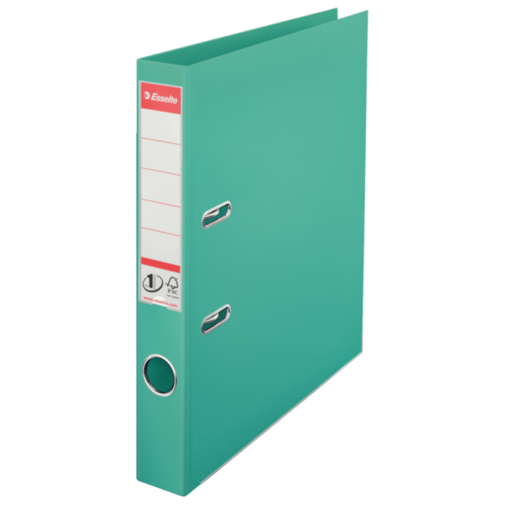 Biblioraft Esselte No.1 Power, PP/PP, A4, 50 mm, turcoaz