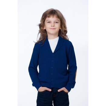 Jacheta BE YOU, bleumarin cu cotiere maro, 2 ani Jacheta BE YOU, bleumarin cu cotiere maro, 2 ani