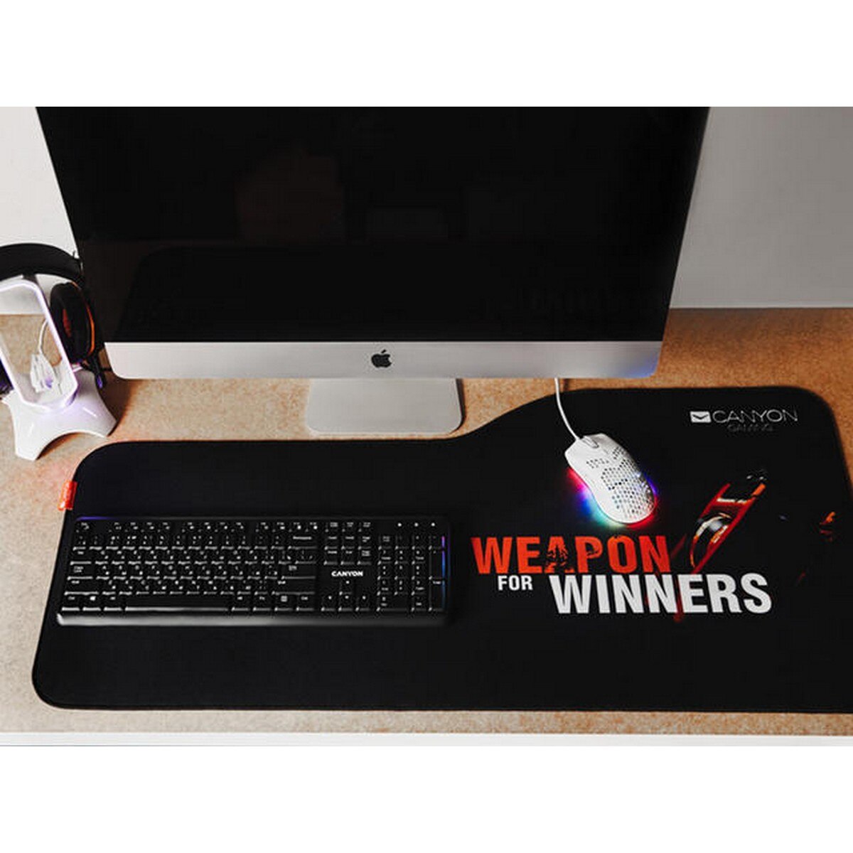 MousePad pentru gaming, Canyon, Multicolor - eMAG.ro