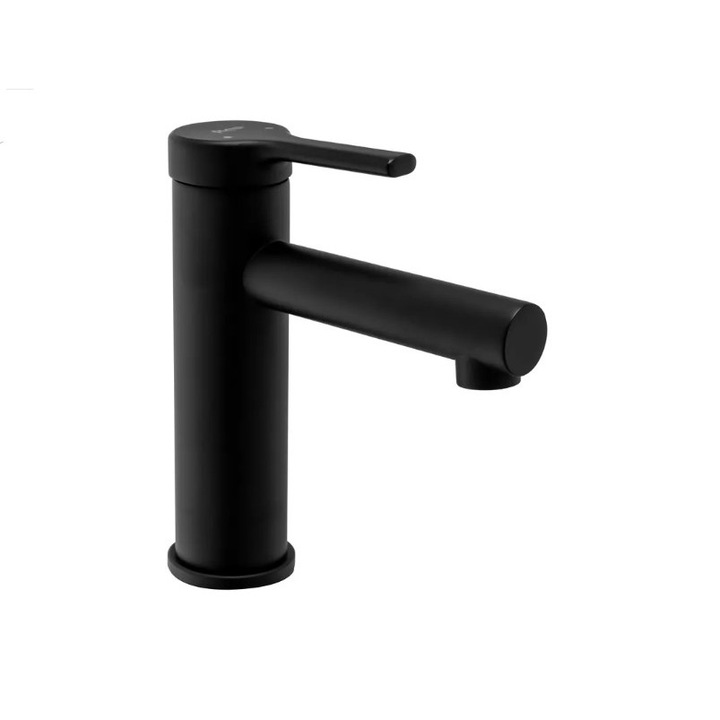 Смесител за мивка Rea Pixel Black Low, Черен, Нисък
