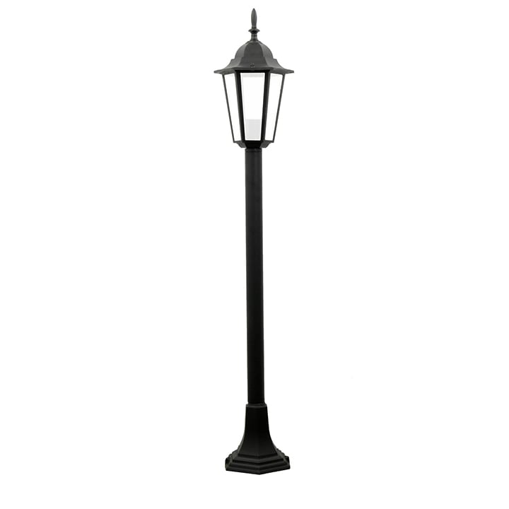 Улична лампа Ligura, 1m, черна, 1xE27 max 20W LED