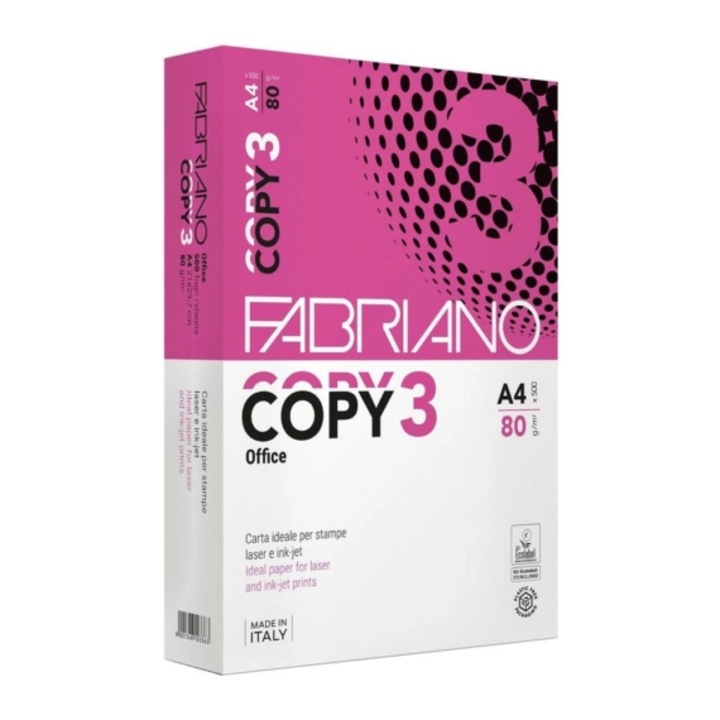 Másolópapír A4 80 gr Fabriano Copy, 500 ív/csomag