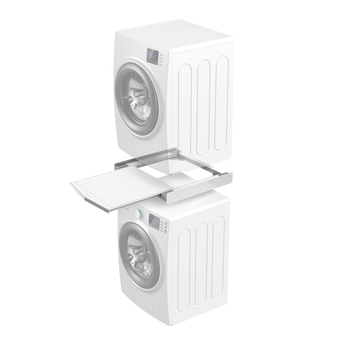 Разделителна поставка Meliconi, Torre Square L60 Base, За поставяне на сушилня върху пералня
