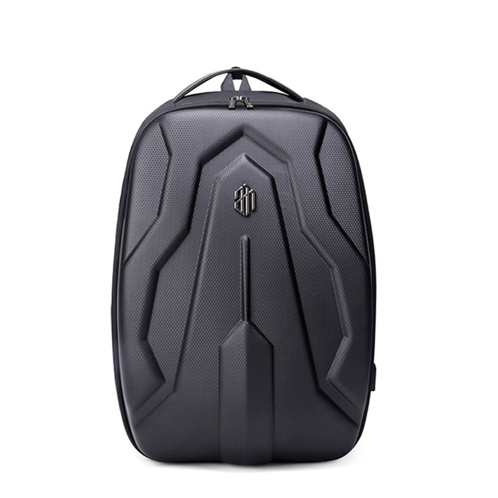 Rucsac Sion pentru laptop, Arctic Hunter, Rezistent la apa, Port USB, Negru