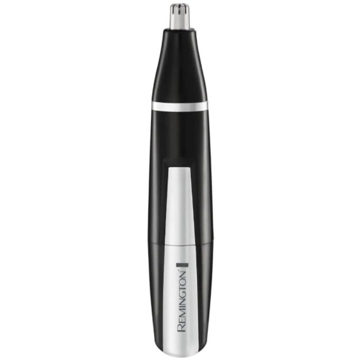 Trimmer pentru nas si urechi Remington NE3560, Baterie, 2 capete atasabile, Negru