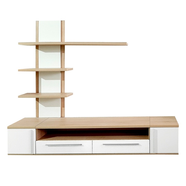 Living Bilbao, pal sonoma, 2520 x 450 x 2120 mm