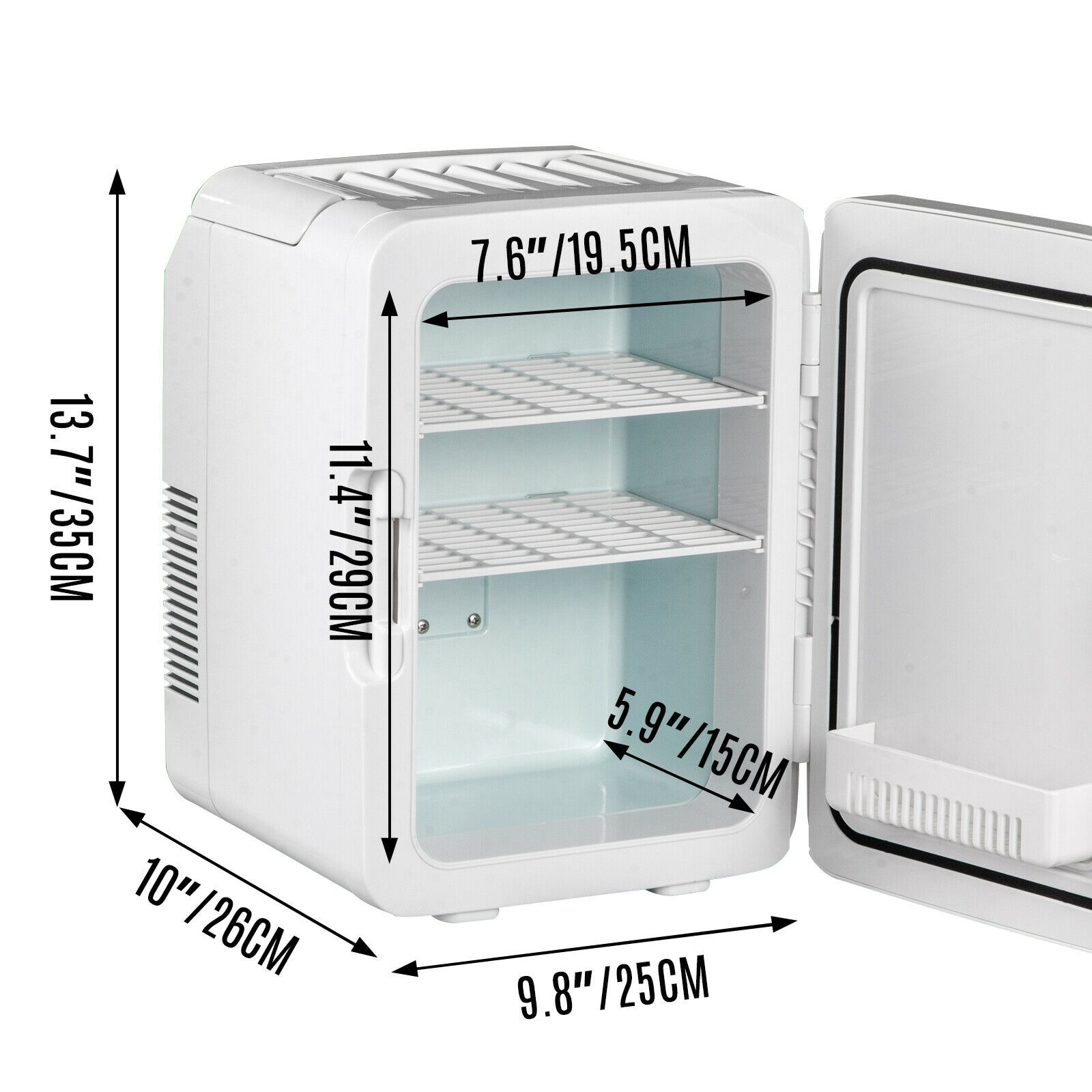 On a daily basis Lazy Betsy Trotwood Mini frigider pentru masina, 10 L, 48W, 26 x 25 x 35 cm - eMAG.ro