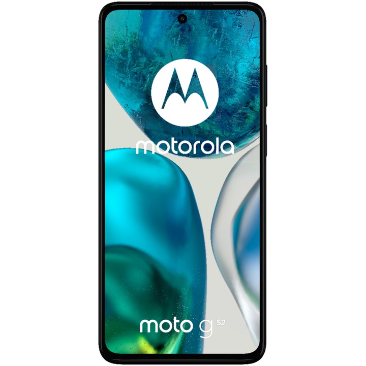 Motorola Moto G52 Dual SIM mobiltelefon, 128 GB, 4 GB RAM, 4G, Charcoal Grey