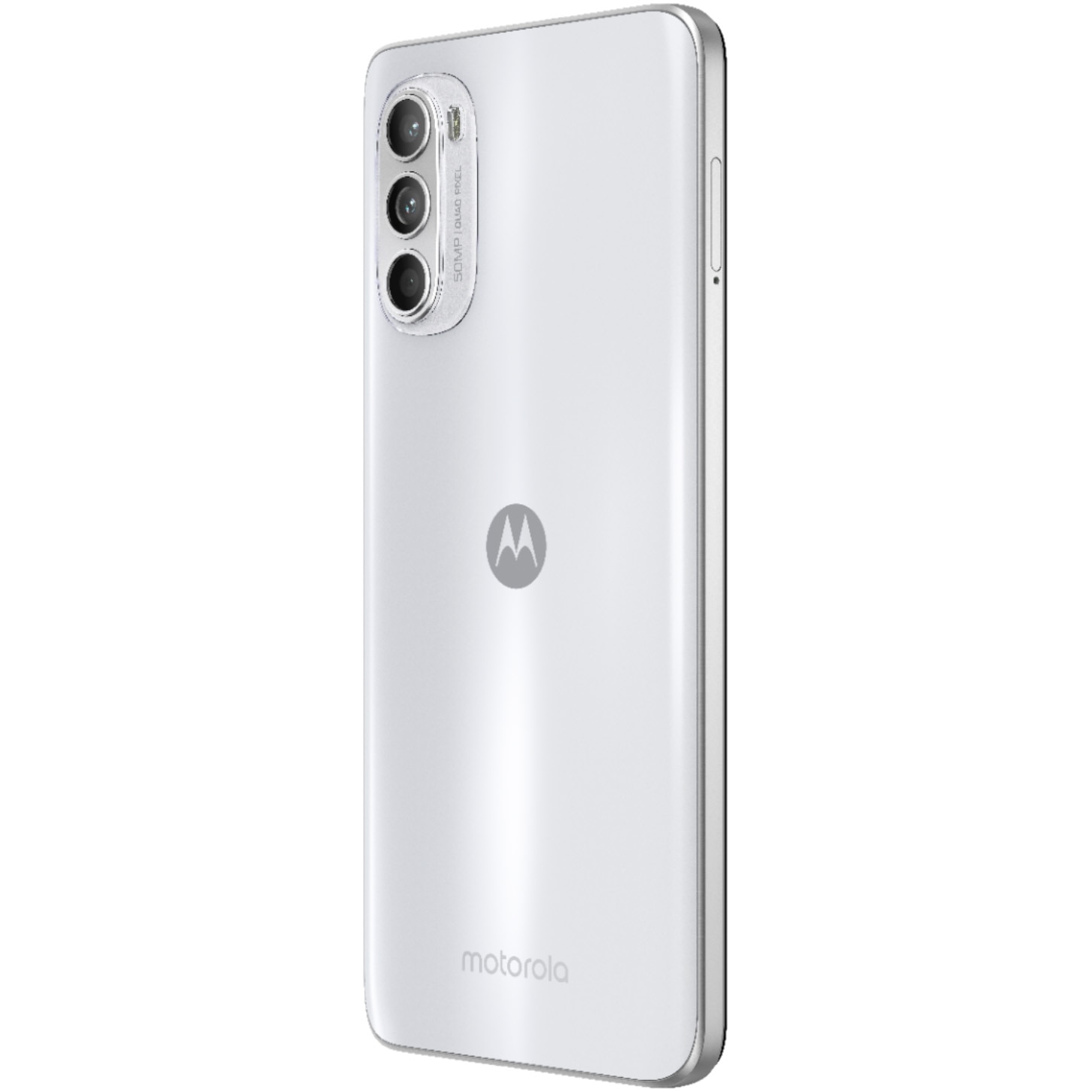 Смартфон Motorola Moto G52, 128GB, 6GB RAM, 4G, Metallic White - EMAG.bg