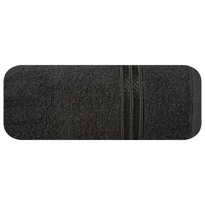 Prosop de baie Eurofirany LORI 70x140 Negru