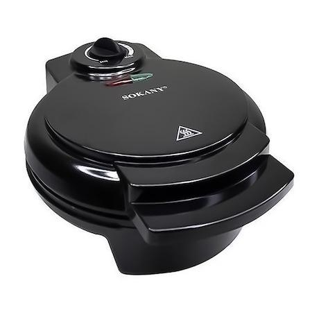 Aparat pentru preparat gogosi Sokany WJ-307, 1200W, Placi antiaderente, Indicator luminos, Negru