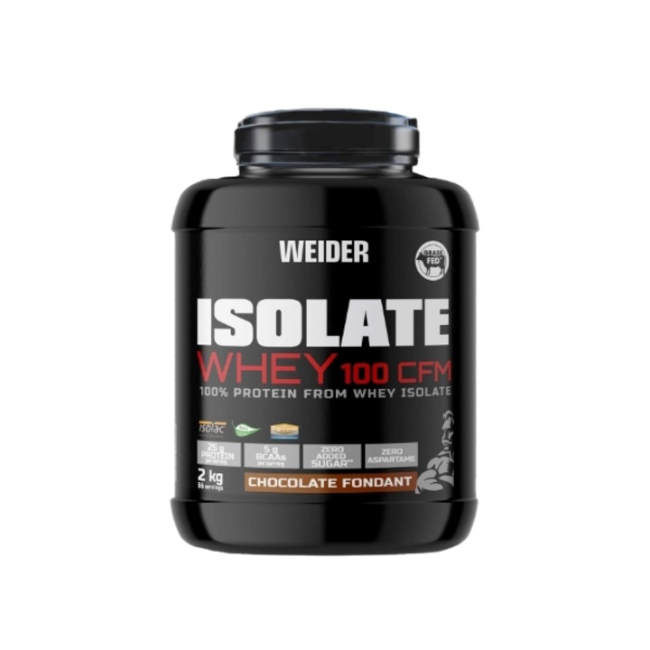 Izolat proteic din zer Weider Isolate Whey 100 CFM Chocolate Fondant 2 kg