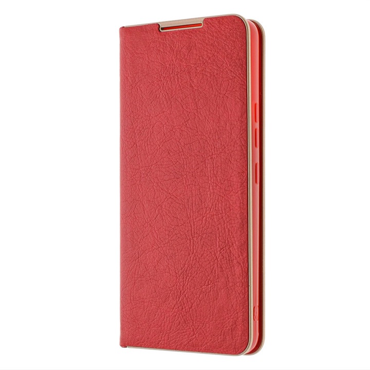 Калъф тефтер Luna Gold за Samsung Galaxy A53 5G, Червен