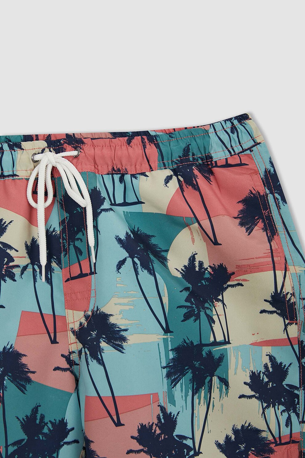 DeFacto, Pantaloni scurti de baie cu imprimeu tropical