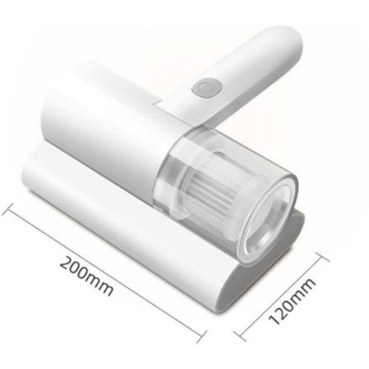 Aparat de igenizare si aspirator antiacarieni, Sterilizare ultravioleta, Baterie, 50 W, Alb