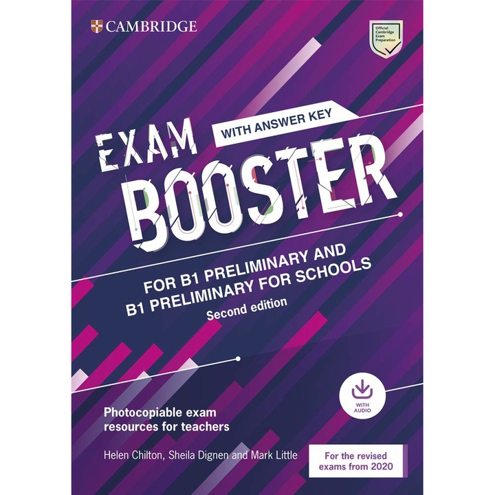 Exam Booster for Preliminary and Preliminary for Schools with Answer Key with Audio for the Revised 2020 Teachers