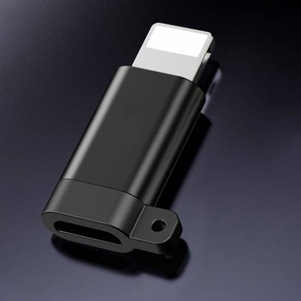 OTG адаптер от тип Lightning към MicroUSB, преносим, захранване и ...