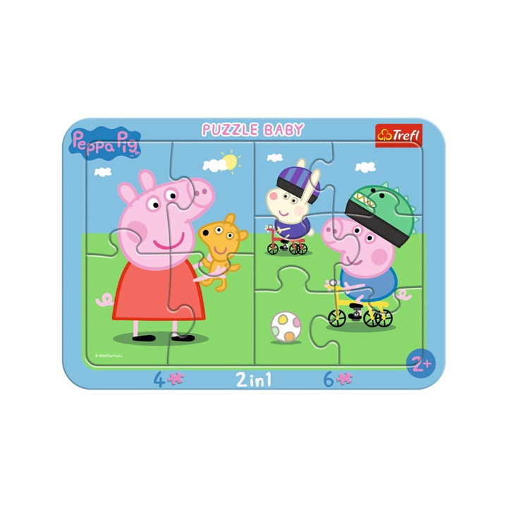Trefl 10 db-os keretes puzzle - Peppa malac (80021)