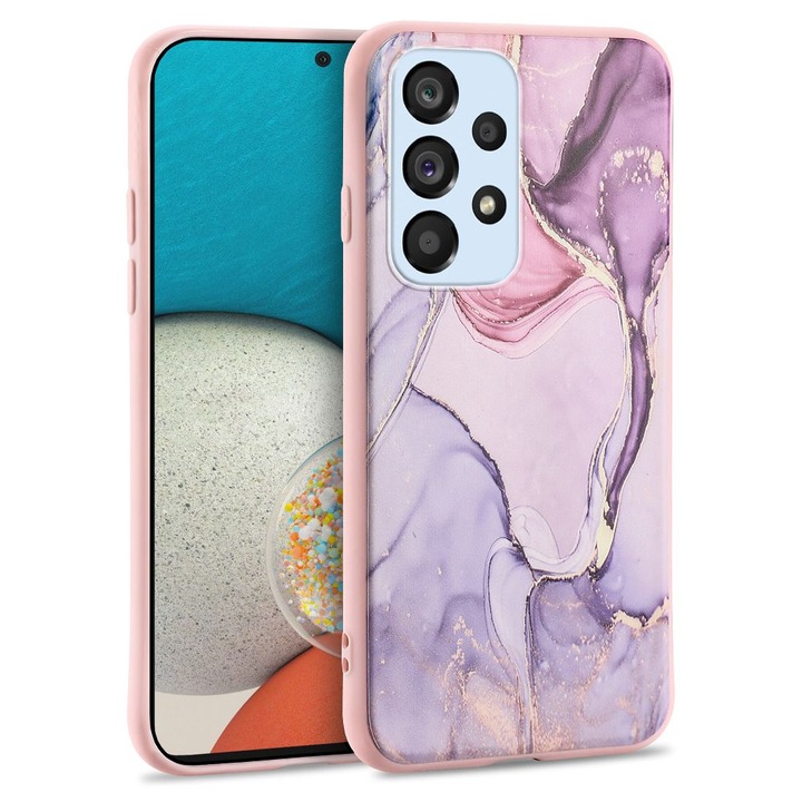 Калъф TECH-PROTECT Marble за Samsung Galaxy A53, Colorful