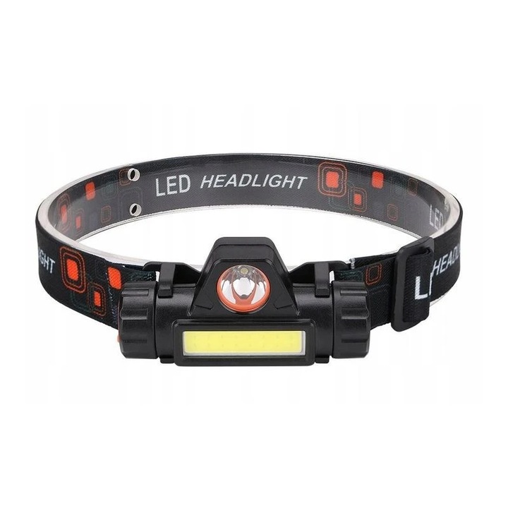 Челник LED MT MALATEC, USB Презареждане, 2 Режима на светене, Регулируем ъгъл
