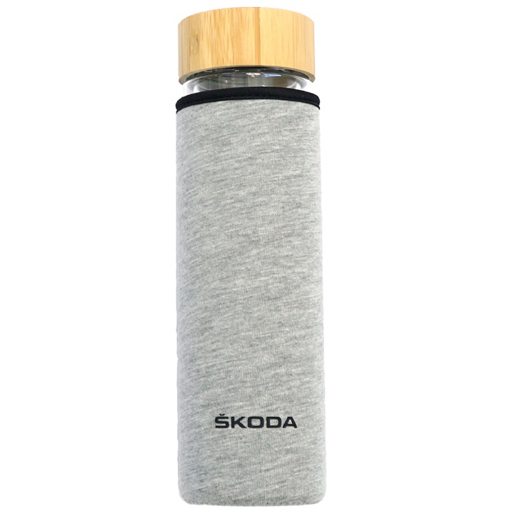 Tea kulacs, Skoda, 500ml, integrált szűrő, neoprén burkolat, 000050309G