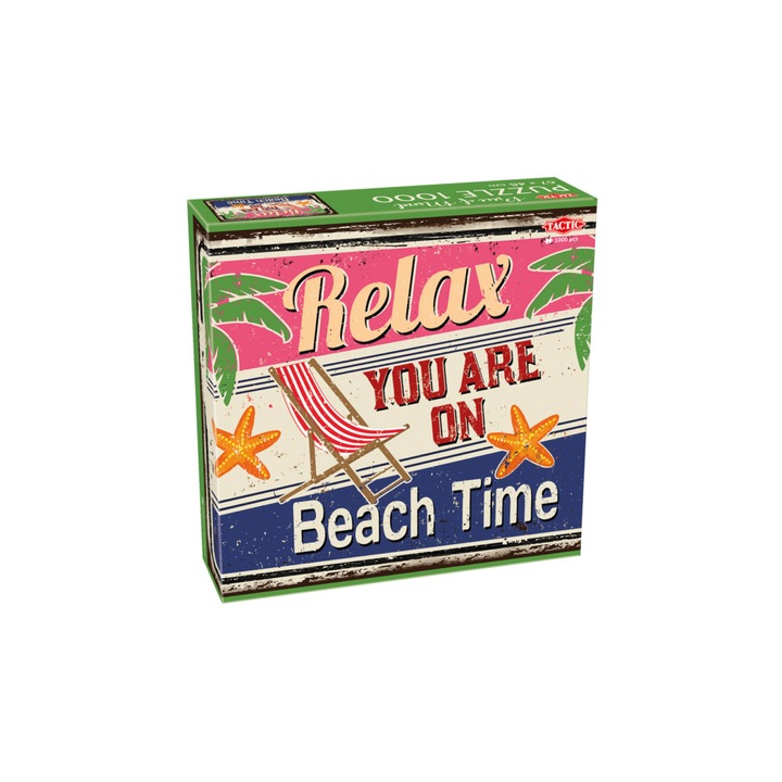 Puzzle Tactic cu 1000 de piese - Piece of Mind - Relaxeaza-te, esti la plaja (58657)
