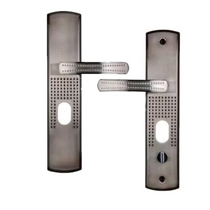 Maner usa, Otel, Stanga, Argintiu