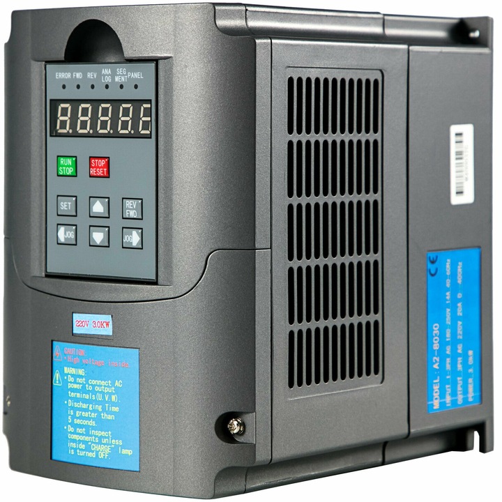 Convertizor de frecventa VFD, 3 faze, 3 kW, 220V - eMAG.ro