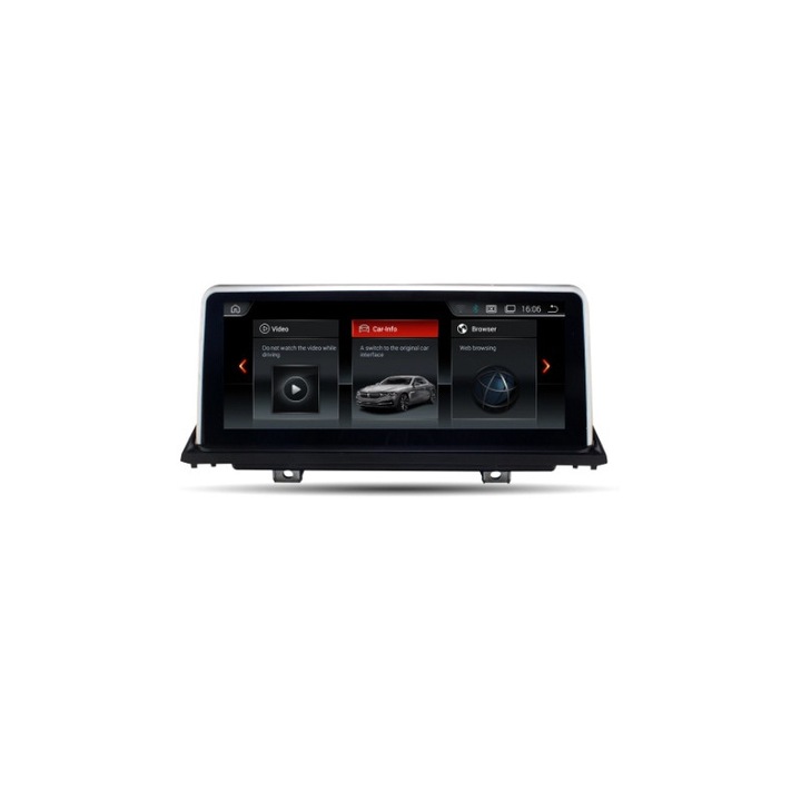 Navigatie BMW X5 E70 CIC Android 10 4GB RAM GPS Waze Youtube
