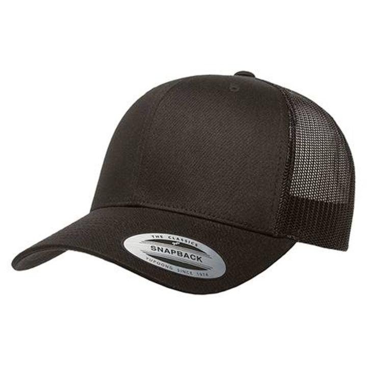 Sapca Retro Trucker, Flexfit, negru