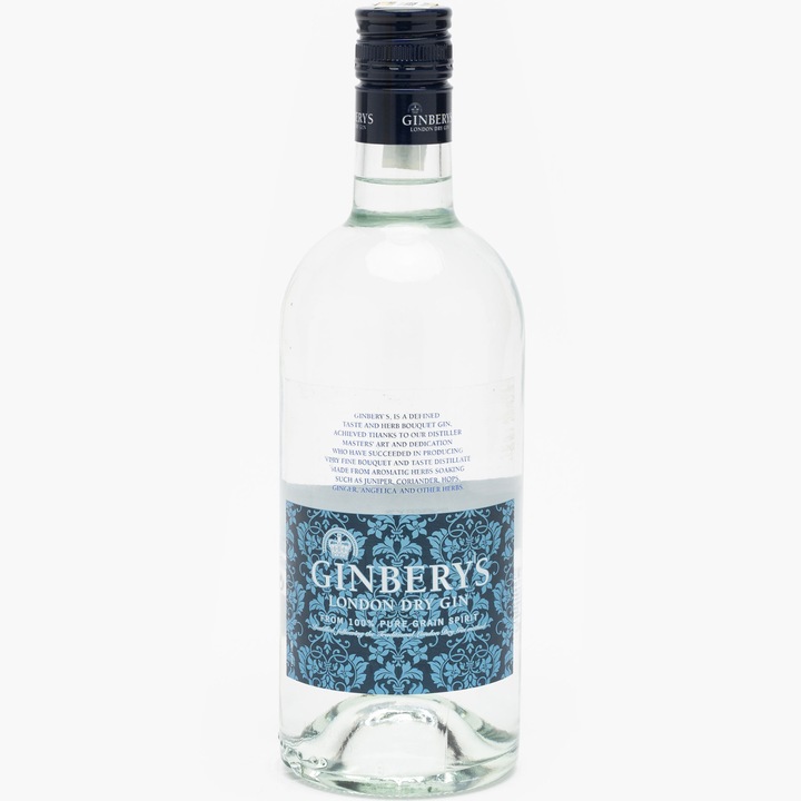 Ginbery's, London Dry, 37,5%, 0,7л