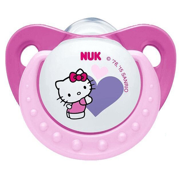 E.Nee♡ Suzeta Nuk, Hello Kitty, 6-18luni, roz - eMAG.ro
