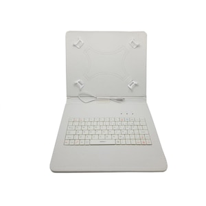 Husa Tableta Tastatura MRG L-462, Pentru tableta 9.7 Inch, TypeC, Alb
