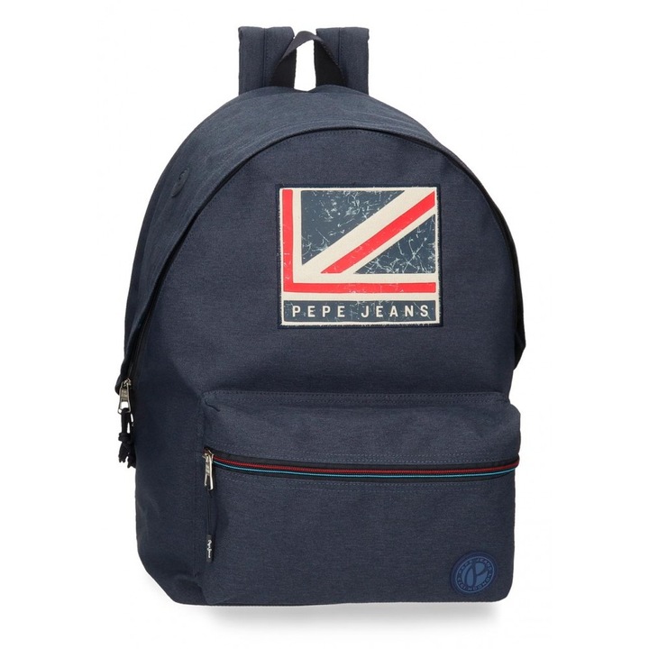 Rucsac baieti, 2 compartimente, compartimente laptop/tableta, Pepe Jeans Aidan, 31x44x15 cm