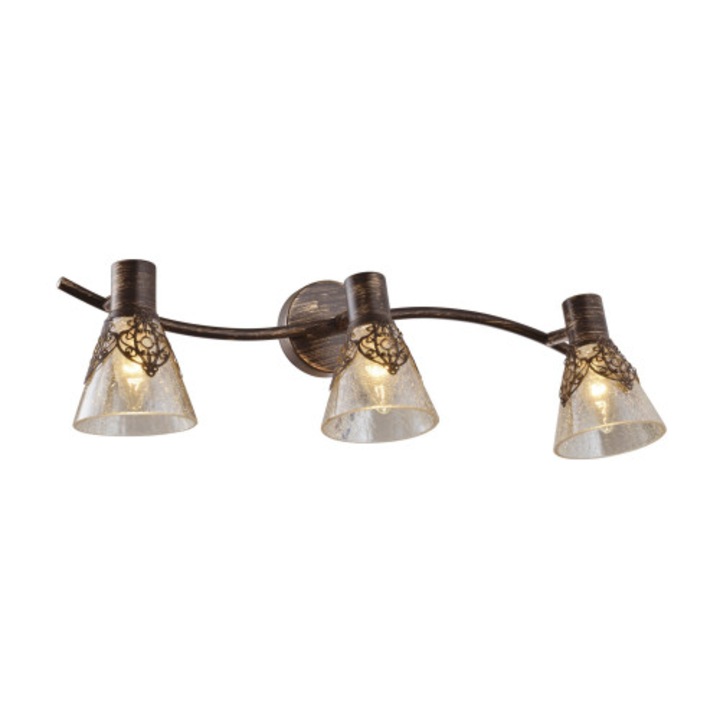 Aplica Tesoro KL6459, 3xE14, maro+crem, IP20, Klausen