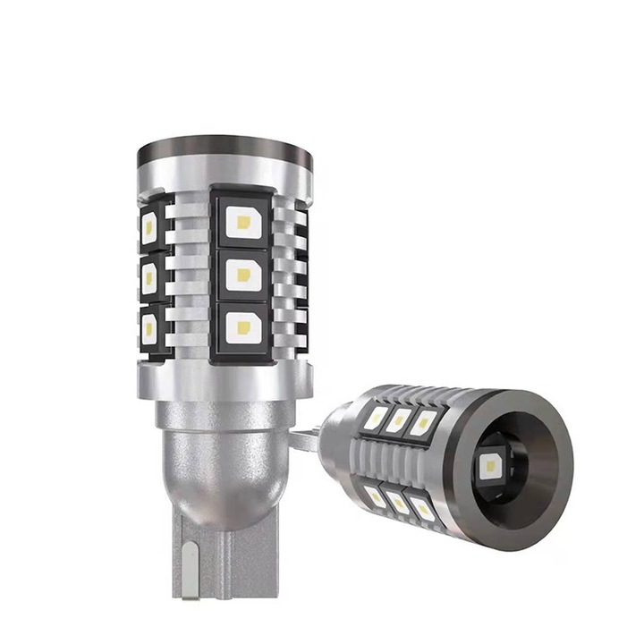 Комплект от 2 броя LED крушки T15 W16W Canbus 16 SMD 3838 Xentech Light 6000k