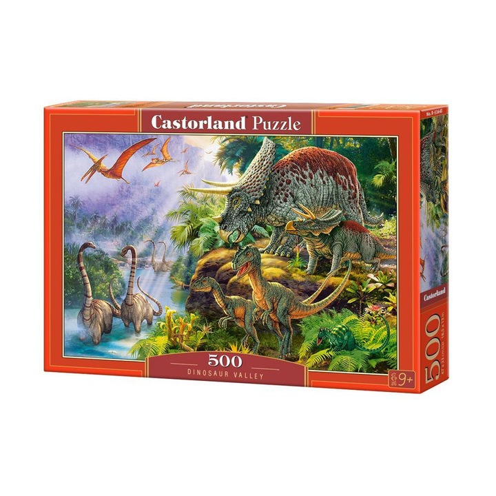Castorland 500 db-os puzzle - Dínók völgye (B-53643)