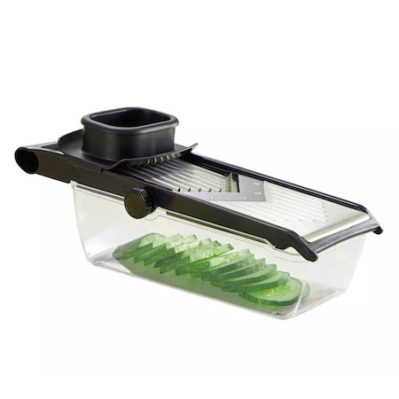 Feliator multifunctional pentru legume, cu suport, KingHoff