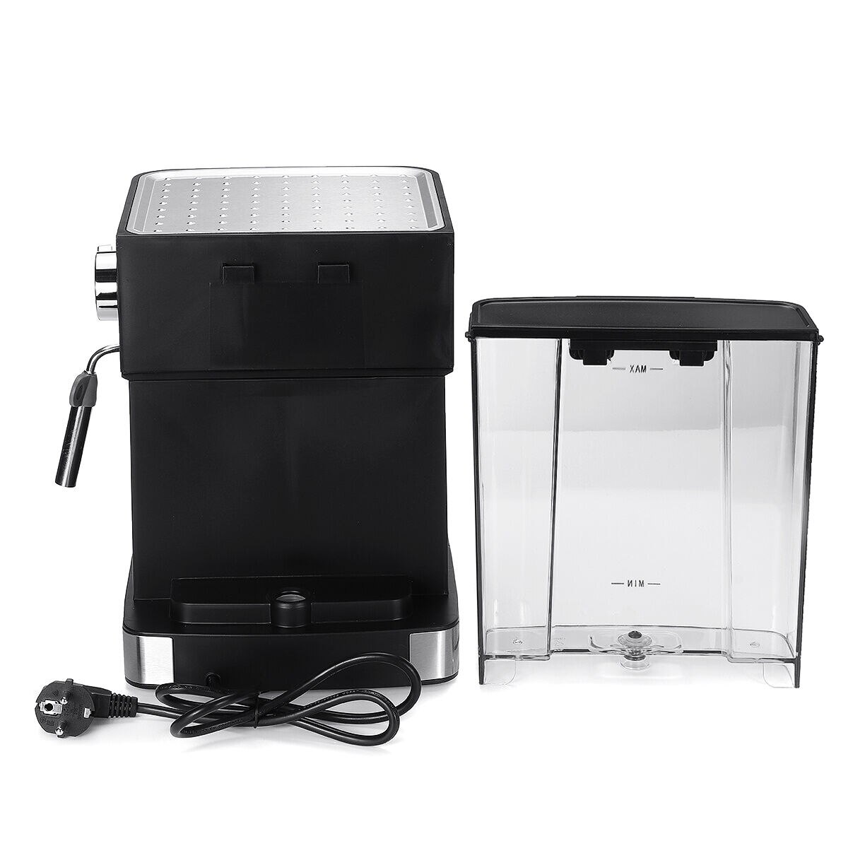 Espressor Sokany SK-6862, 850W, 15 bari, rezervor apa 1.6L, Negru/Inox ...