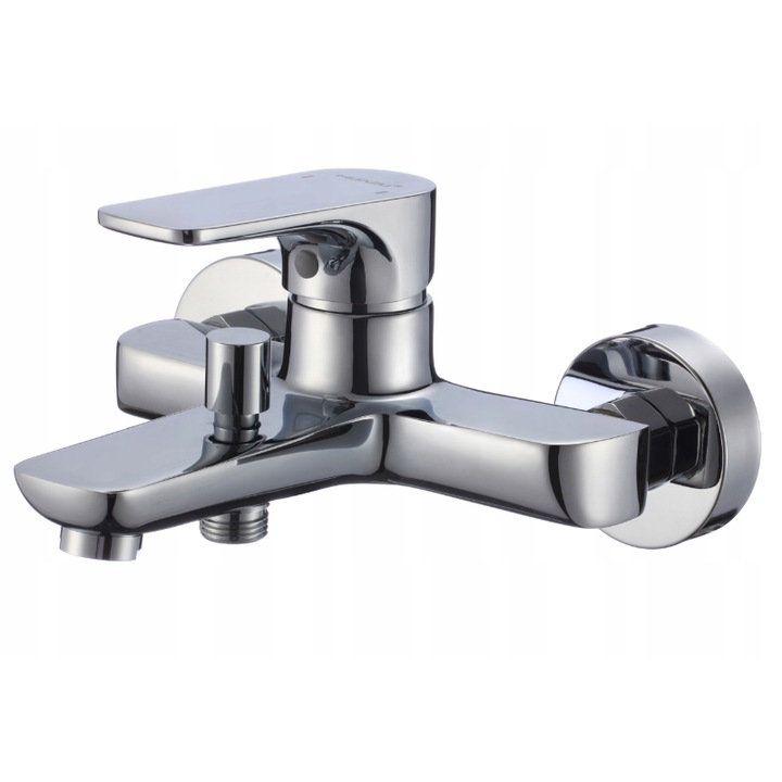 Egykaros szaniter csaptelep, sárgaréz, ezüst