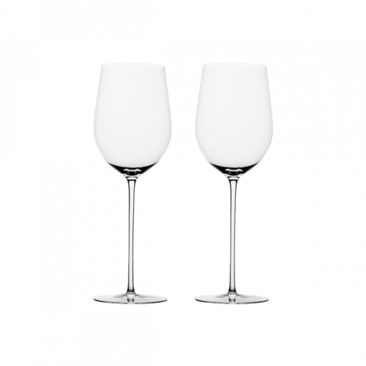 Set 2 pahare pentru vin rosu FLOW Glas Platinum Line, 650 ml, Transparent