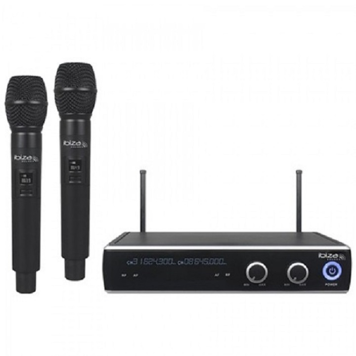 Set 2 Microfoane Wireless Uhf 863.9 / 864.9mhz