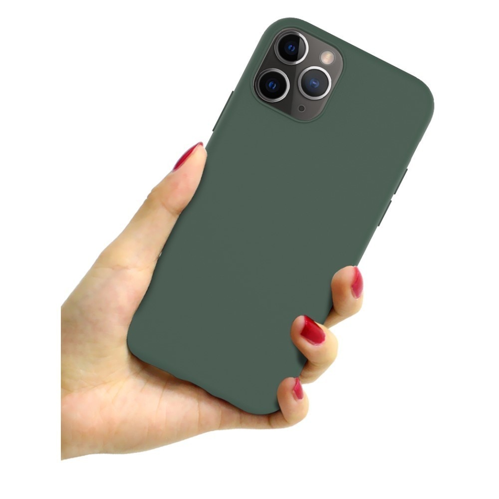 Husa protectie Flippy compatibila cu Apple iPhone 13 Matte Tpu Verde Mat