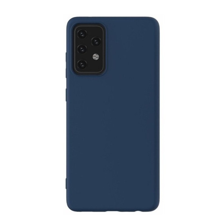 Flippy védőtok, amely kompatibilis a Samsung Galaxy A52 telefonnal Matt Tpu Dark Blue