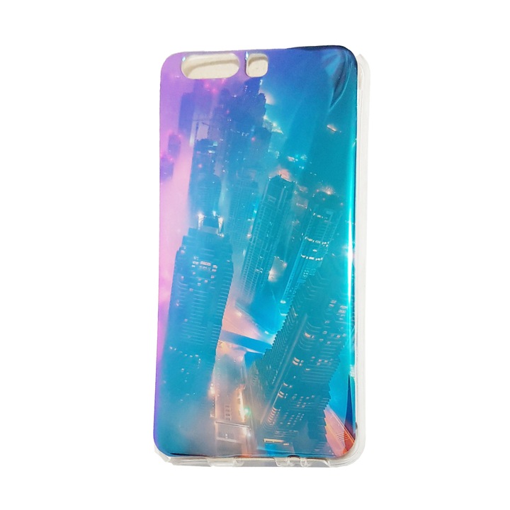 Husa pentru Huawei P10, IMD TPU, Design 2