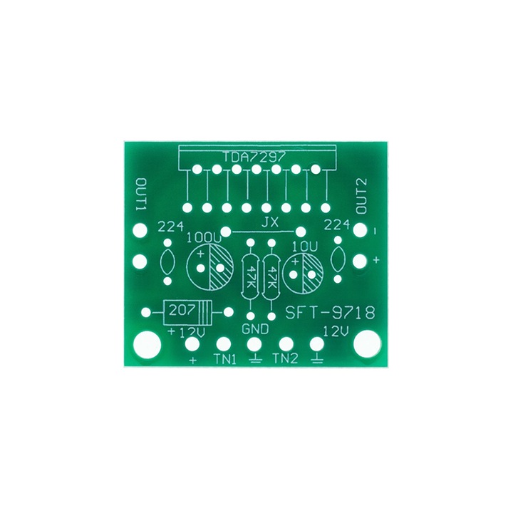 Комплект аудио усилвател с TDA7297 SFT-9718 OKY3462-9-2 - eMAG.bg
